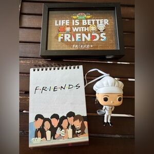 Friends Themed Notebook, Ornament, Frame